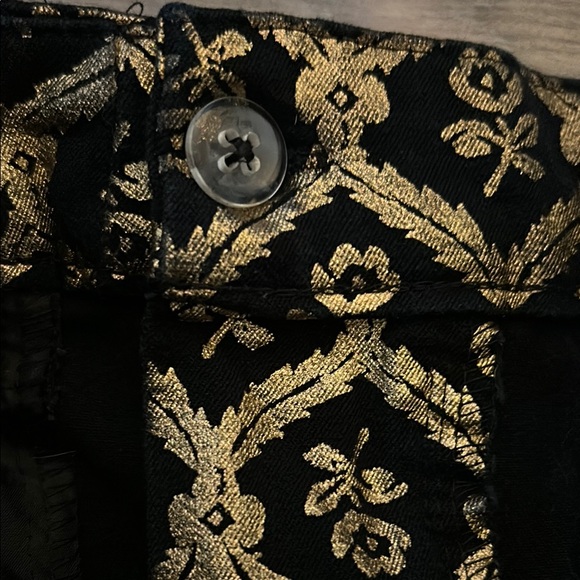 Old Navy Black and Gold Geometric Straight Leg Jumpsuit - Picture 14 of 16